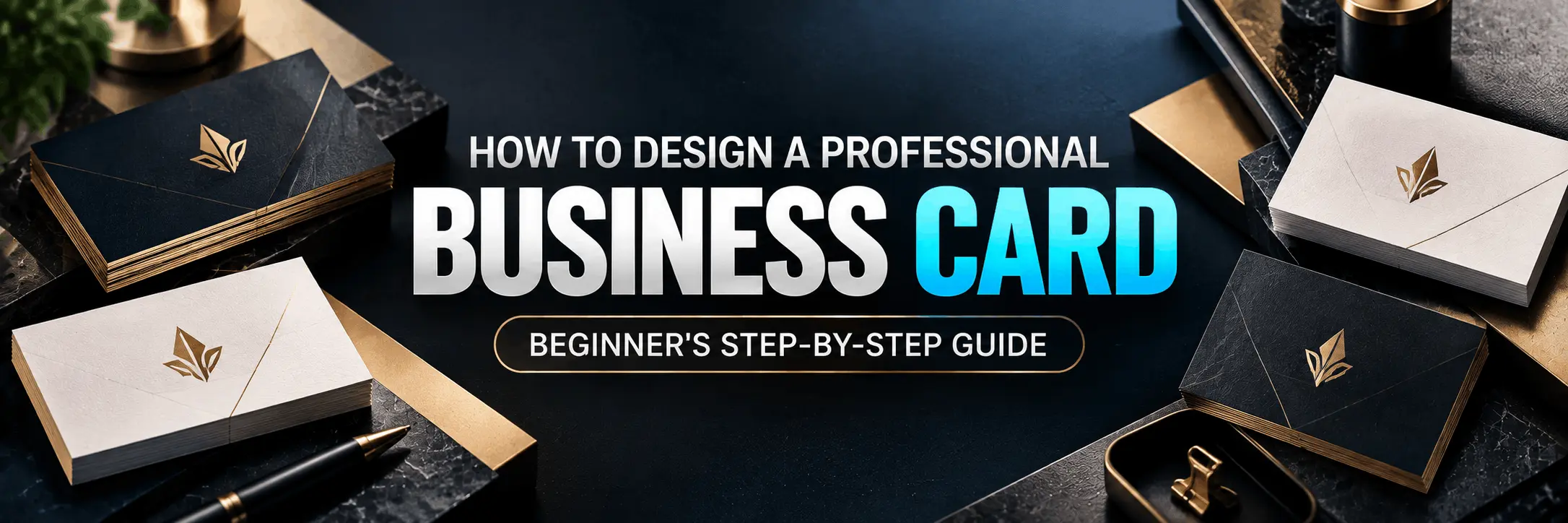 Step-by-step guide to designing a professional business card layout